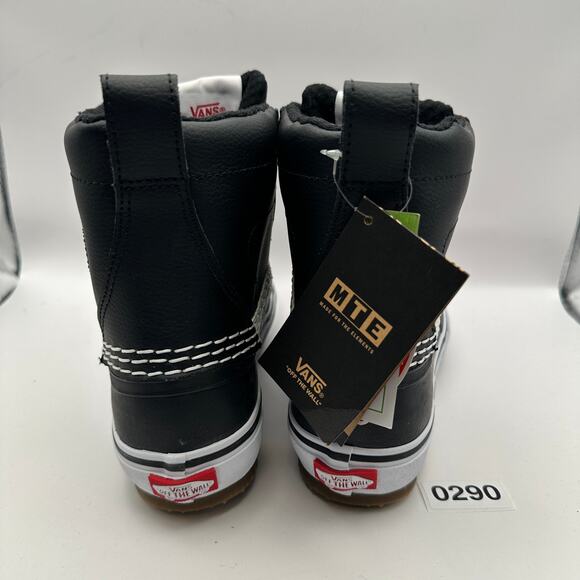 VANS Men's 8 Standard Mid Snow MTE Boot Black/White - Picture 4 of 6